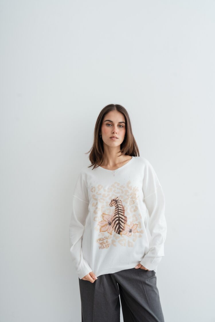 SWEATER FOLLOW YOUR HEART - Imagen 2
