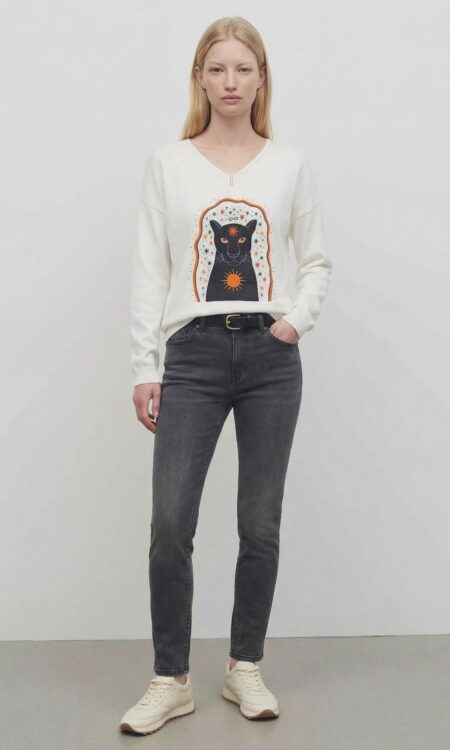 SWEATER LEOPARDO NEGRO(hilo bremer importado)