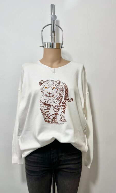 Alternative view of SWEATER TIGRE (hilo bremer importado