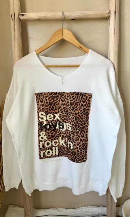 SWEATER ROCK AND ROLL (hilo bremer importado)